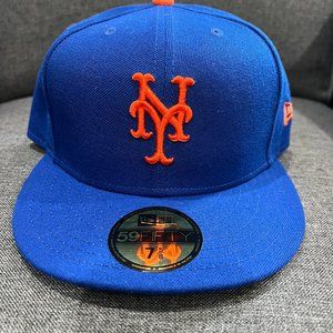 New York Mets MLB Hat - New Era Official. 7 5/8